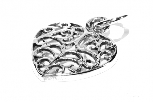 Mirja - Keltisches Herz (Kettenanhänger in Silber)