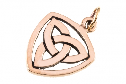 Tara - Celtic Triqueta (Kettenanhänger in Bronze)