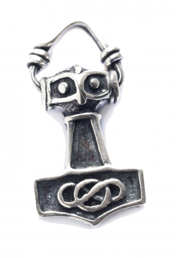 Skidur - Thorhammer (Kettenanhänger in Silber)