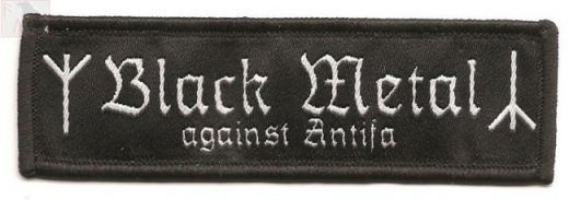 Black Metal against Antifa - Runes (Aufnäher)