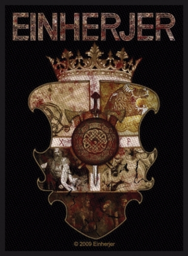 Einherjer - Crest (Aufnäher)