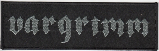 Vargrimm - Logo Schriftzug (Aufnäher)