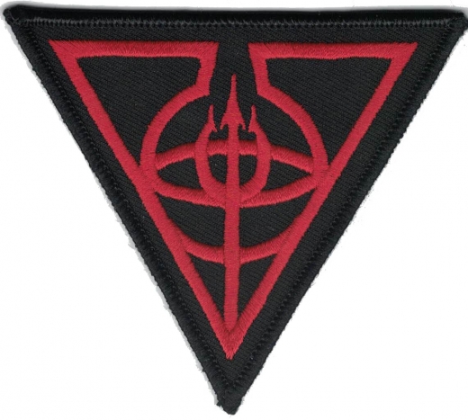 Apotheosis Omega - Dreieck Logo rot (Aufnäher)