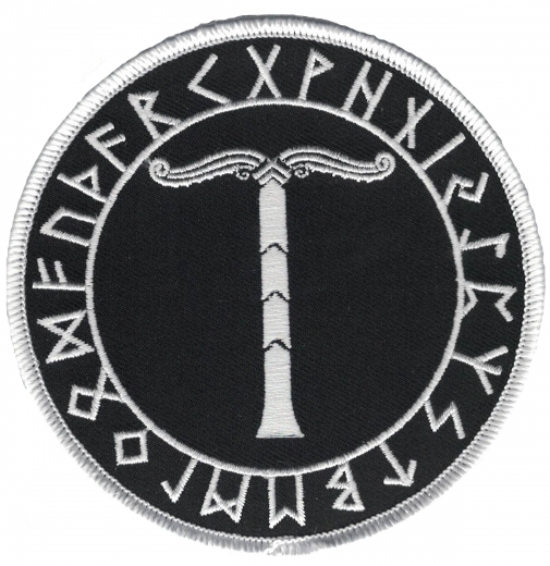 Irminsul im Runenkreis (Aufnäher)