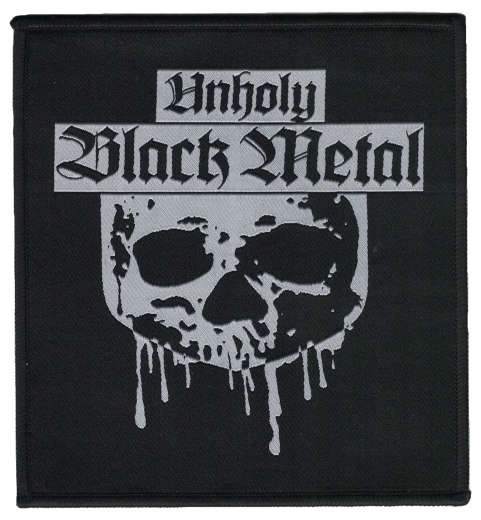 Unholy Black Metal - Skull (Patch)