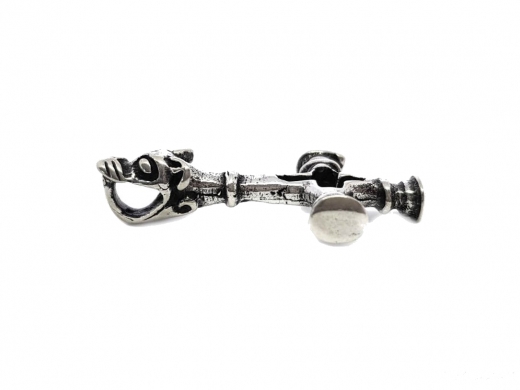 Wolfskreuz (Kettenanhänger in Silber)