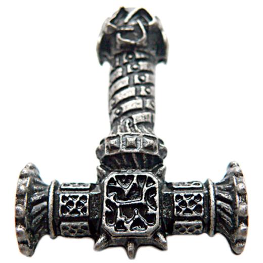 Vindir Hammer (Pendant in antiqued silver)