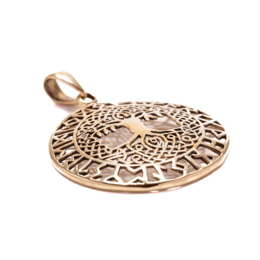 keltischer Lebensbaum - Baruna (Kettenanhänger in Bronze)