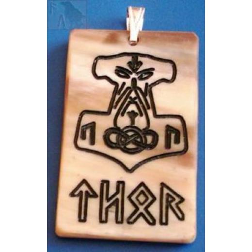 Thors Hammer 1 (Kettenanhänger - Horn)