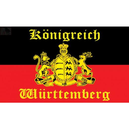 LÄNDERFAHNE / KÖNIGREICH WÜRTTEMBERG