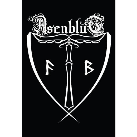 Asenblut - Logo Fahne / Posterflagge