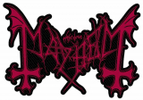 Mayhem - Logo (rot) Aufnäher