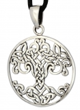 Varuna - Keltischer Lebensbaum (Kettenanhänger in Silber)