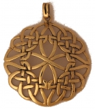 Großer keltischer Knoten Syanna (Kettenanhänger in Bronze)