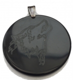 Wolf (Kettenanhänger aus Horn)