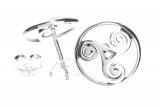 Alija - Celtic triskele (earrings in silver)