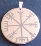 Wikingerkompass (Kettenanhänger - Edelstahl)