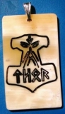 Thors Hammer 2 (Kettenanhänger - Horn)