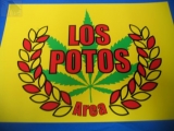 Los Potos Area (Türschild)