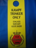 KAMPFTRINKER ONLY (Türschild)