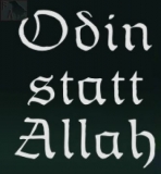 Odin statt Allah (Autoaufkleber)