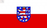 LÄNDERFAHNE / THÜRINGEN