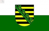 LÄNDERFAHNE / SACHSEN