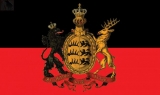 LÄNDERFAHNE / KÖNIGREICH WÜRTTEMBERG