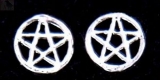 Ohrstecker Pentagramm im Kreis