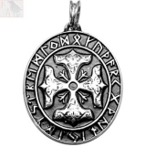 THORSKREUZ Altsilber rustikal (Kettenanhänger)