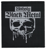 Unholy Black Metal - Skull (Aufnäher)