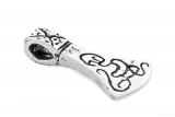 kleine Wikinger Axt (Kettenanhänger in Silber)