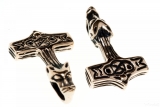 Wolfshammer - Kleiner Thorhammer (Kettenanhänger in Bronze)