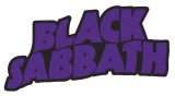 Black Sabbath - Logo Cut Out Aufnäher