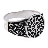 Black Sun - signet ring (ring in silver)
