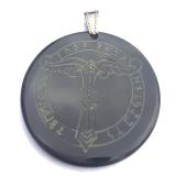 Irminsul in rune-circle (Pendant of horn)