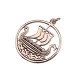 Svold - Großes Drachenschiff (Kettenanhänger in Bronze)