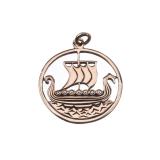 Svold - Kleines Drachenschiff (Kettenanhänger in Bronze)