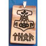 Thors Hammer 1 (Kettenanhänger - Horn)