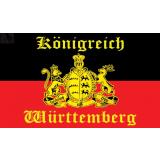 LÄNDERFAHNE / KÖNIGREICH WÜRTTEMBERG