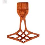 Thor Hammer klein (Holz, Handgeschnitzt)