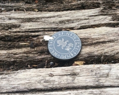 Amulet of a fighter with protection formula ALU (Pendant from Horn)
