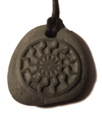 Black Sun gray (Pendant of stone)