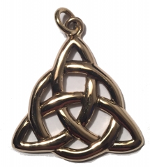 Taliesin Celtic knot big (Pendant in Bronze)