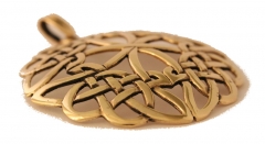 Großer keltischer Knoten Syanna (Kettenanhänger in Bronze)