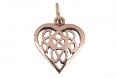 Amina - Celtic Heart (Pendant in Bronze)