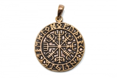 Viking Rune Compass - Ragson (Pendant in Bronze)