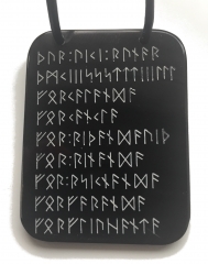 Magic spell of Högstena - 2-sided (Pendant from horn)