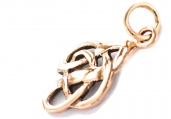 Nicana - keltischer Knoten (Kettenanhänger in Bronze)
