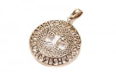 Celtic Tree of Life - Baruna (Pendant in Bronze)